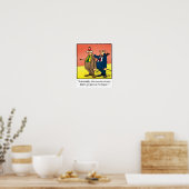 Poster Humour drôle en milieu de travail - Confiance - Po (Cuisine)