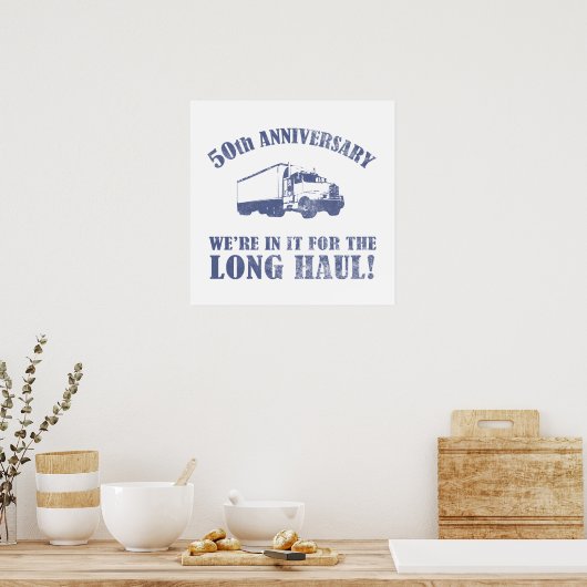 Poster humour du 50e anniversaire (Long Haul) (Cuisine)