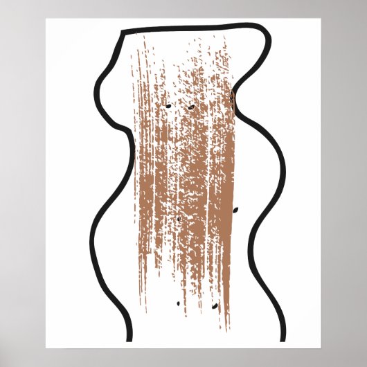 Poster Humour en papier de toilette de la salle de bain (Devant)