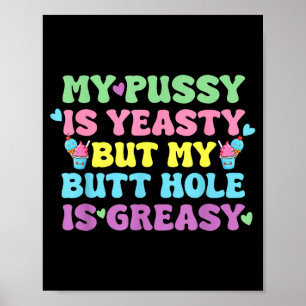 Poster Humour Levure Naughty Inapproprié Adulte Drôle Cri