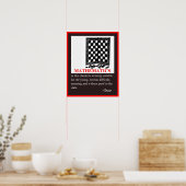 Poster Humour mathématique et citation de Platon (Cuisine)