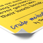 Poster Humour Médicale (Coin)