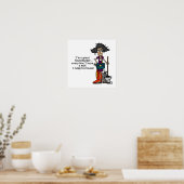 Poster Humour ménager (Cuisine)