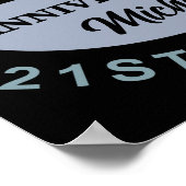 Poster Humour personnalisé 50e anniversaire (Coin)