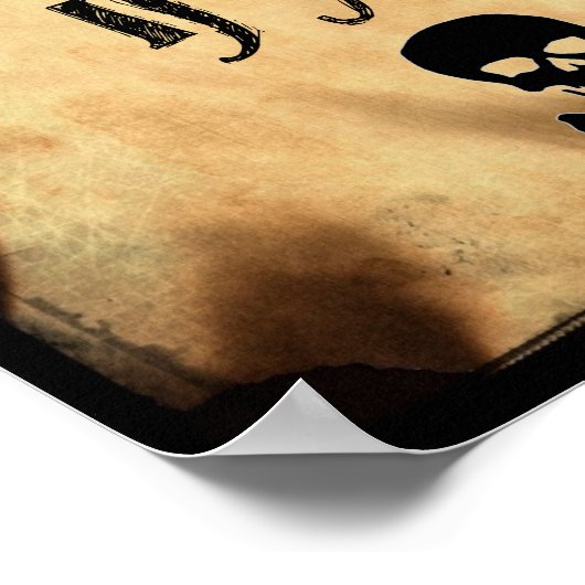 Poster Humour pirate (Coin)