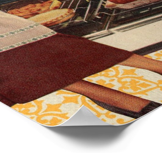 Poster Humour Retro (Coin)