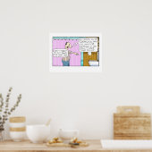 Poster Humour toilette (Cuisine)