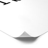 Poster Humour Toilette, Mur de salle de bain amusant Post (Coin)