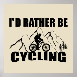 Poster Humour VTT - Cyclisme Drôle