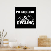 Poster Humour VTT - Cyclisme Drôle (Cuisine)