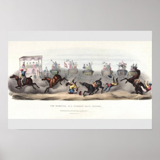 Poster Humours D'Un Cours De Course Étranger Cheval Vinta (Devant)