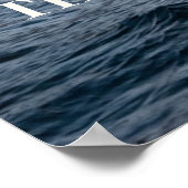 Poster Humpback Whale Breaching at Sunset (Coin)