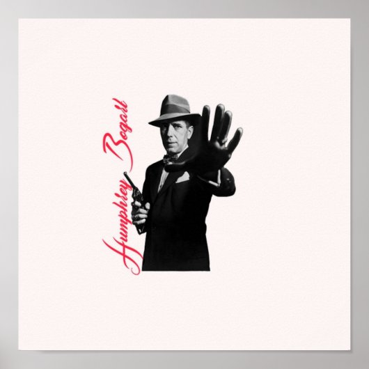 Poster Humphrey bogart (Devant)