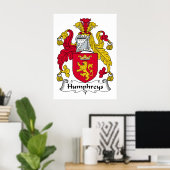 Poster Humphreys Family Crest (Bureau à domicile)