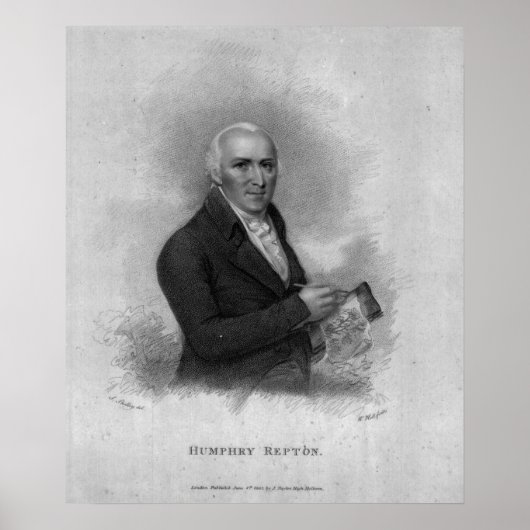 Poster Humphry Repton (Devant)