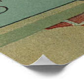 Poster Humpty Dumpty, Comptine de Mère l'Oye de style vin (Coin)