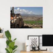 Poster Humvee en Afghanistan (Bureau à domicile)