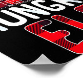 Poster Hungry Elf Matching Family Group Christmas Party P (Coin)