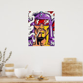 Poster Hunkuloid™/Nocturno™/Face (Cuisine)