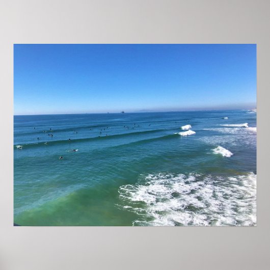 Poster Huntington Beach, Californie (Devant)