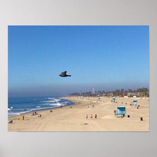 Poster Huntington Beach, Californie (Devant)