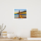 Poster Huntington Beach Pier (Keuken)