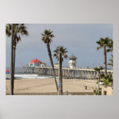 POSTER HUNTINGTON BEACH PIER (Devant)