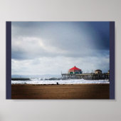 Poster Huntington Beach Pier, CA (Devant)