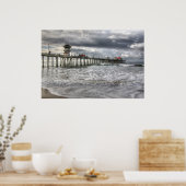 Poster Huntington Beach Pier " Ca (Cuisine)