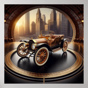 Poster Hupmobile Modèle 20 Roadster 01X