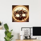 Poster Hupmobile Modèle 20 Roadster 04X (Bureau à domicile)