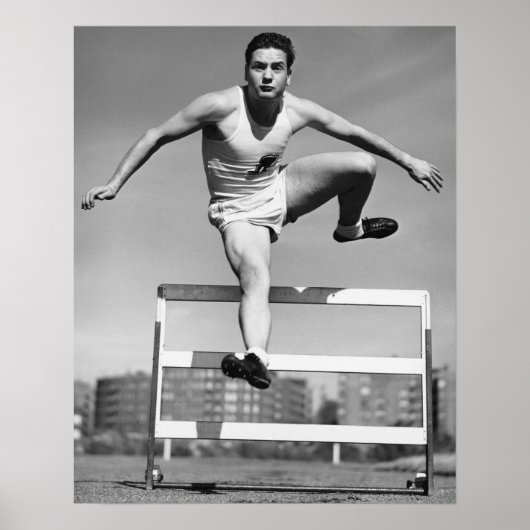 Poster Hurdling (Devant)