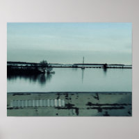 Huron River Blues Photographie de Willowcatdesigns