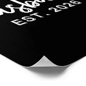 Poster Husband Est 2026 Hubby Just Married Honeymoon Wedd (Coin)