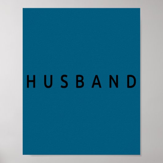 Poster Husband Wedding Married Couple Wife Matching Husba (Devant)