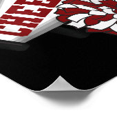Poster Huskies Cheer Esprit De Cheerleading De Rentree Sc (Coin)