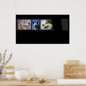 Poster Huskies Print (Cuisine)