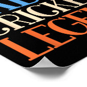 Poster Husnd Dad Cricket Legend - Funny Cricket Player Co (Coin)