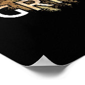 Poster Hustel & Grind Motivational Inspiration Wall Art (Coin)