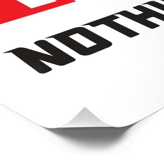 Poster Hustle Nothing Good Comprend Facile (Coin)