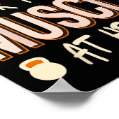 Poster Hustle Pour Ce Muscle Accueil Force Exercice (Coin)