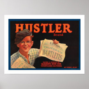 Poster Hustler Brand Barletts