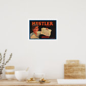 Poster Hustler Brand Barletts (Cuisine)