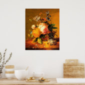 Poster Huysum Floral Vie morte (Cuisine)