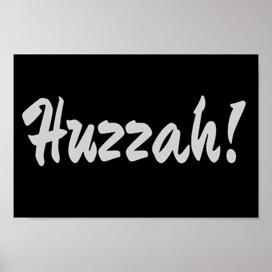 Poster Huzzah ! (Devant)