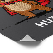 Poster Huzzah Bear Knight Funny Sword Meme Quote (Coin)