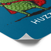 Poster Huzzah Frog Knight Funny Sword Meme Quote  (Coin)