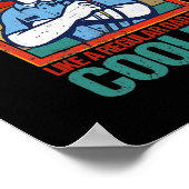 Poster HVAC Papa Mais Glacière Drôle Technicien HVAC Père (Coin)