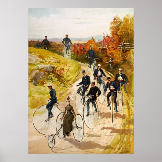 Poster Hy Sandham Bicycling (Devant)