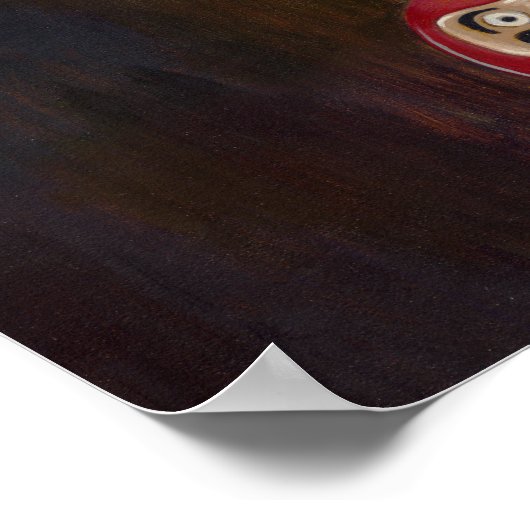 Poster Hyakki Yakō gothique japonais yokai Art Imprimer (Coin)